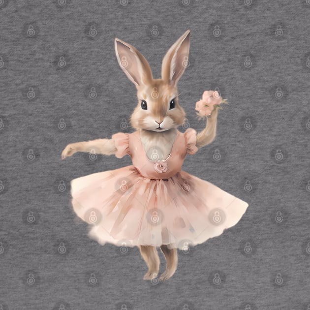 Rabbit Ballerina by VelvetEasel